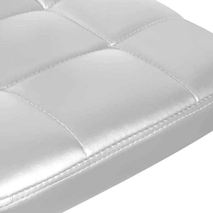 Orren Ellis Martel Swivel Adjustable Height PU Leather Bar Stool with